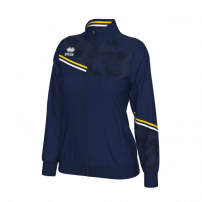 Спортивна куртка жіноча Errea ESTELLA Темно-синій/Жовтий/Білий